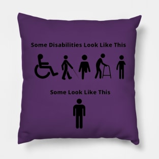 Disabilities Look like this Pillow