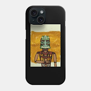 Josh NFT - PuppetMask with HawaiianEye Color and PaintedSkin on OpenSea Phone Case