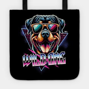 Wild One Rottweiler Dog Tote