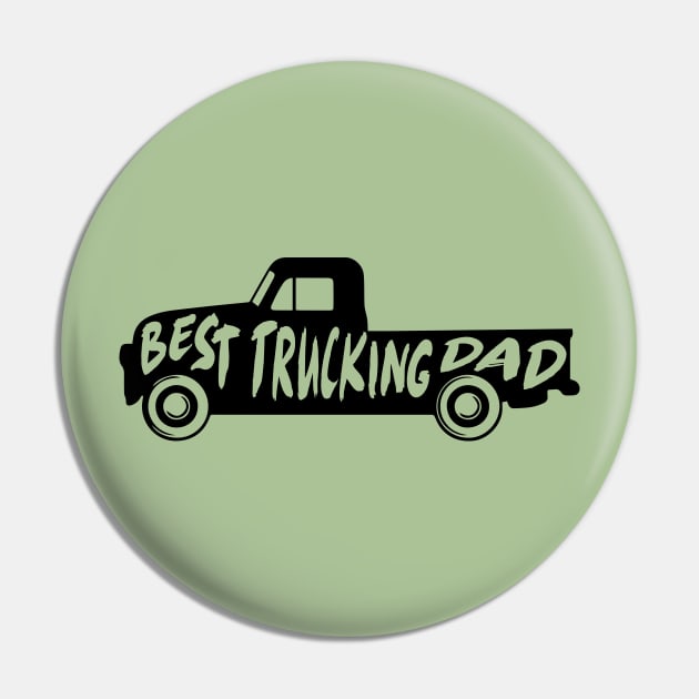 Best Trucking Dad Father Gift Pin by HeyListen