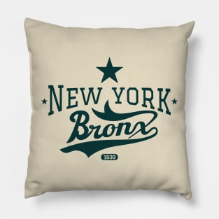 New York Bronx - New York Bronx Schriftzug - Bronx Logo Pillow