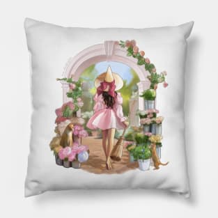 Garden Witch Pillow