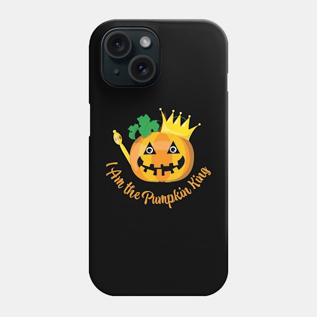 I Am the Pumpkin King Phone Case by UndergroundOrchid