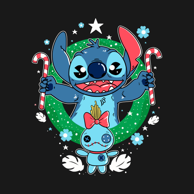 Disover Stitch X Mas - Lilo And Stitch - T-Shirt