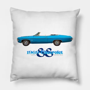 1969 Chevrolet Impala SS Convertible Pillow