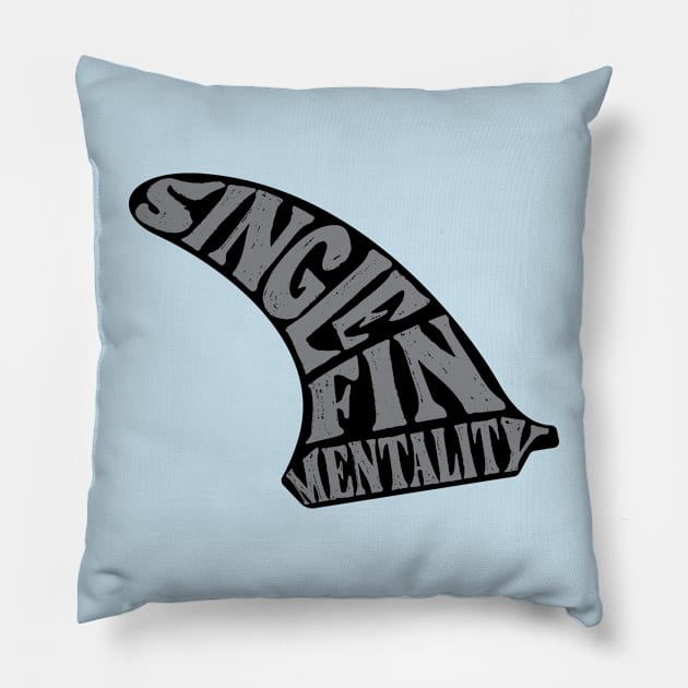 Single Fin Pillow by tenaciousva