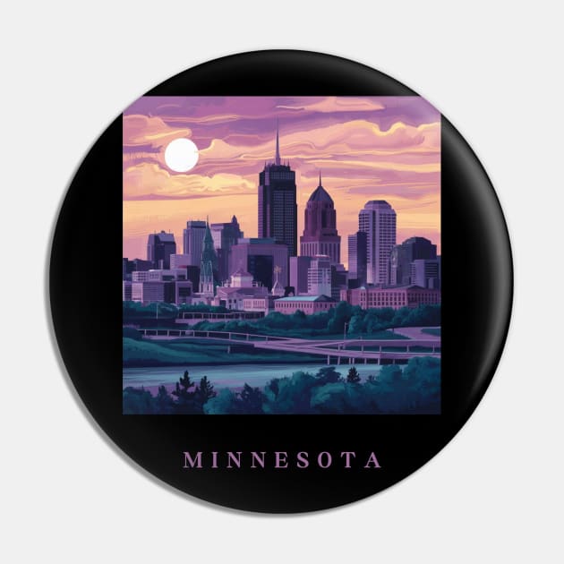 Minnesota Pin by AnimeVision