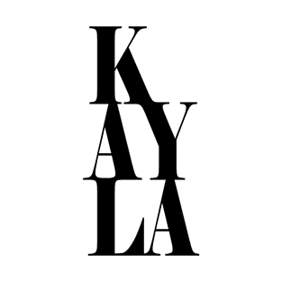 Kayla Girls Name Bold Font T-Shirt