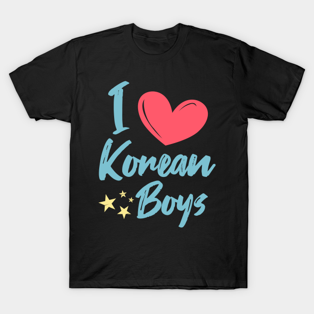 Discover I love korean boys - Kpop - T-Shirt