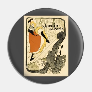 Jane Avril by Toulouse-Lautrec Pin