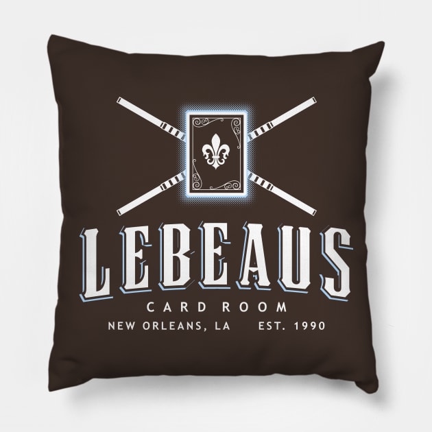 Lebeau's Card Room - New Orleans, LA Pillow by philroy