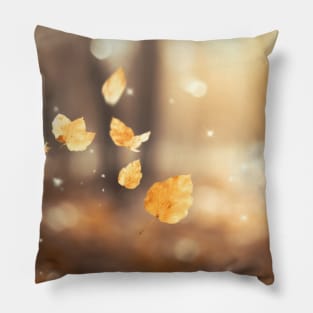 Leaf Air Nature Serene Tranquil Peaceful Pillow