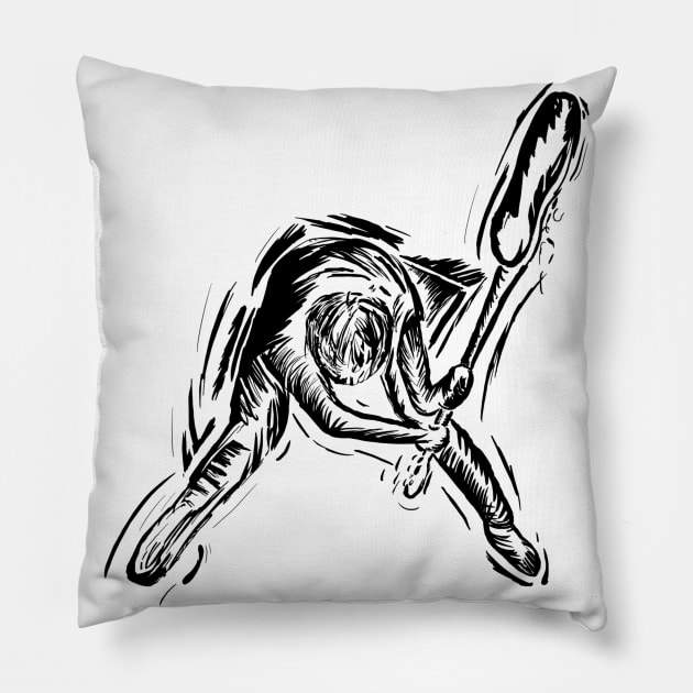 The Clash Band London Calling Music Pillow by Jamie Collins