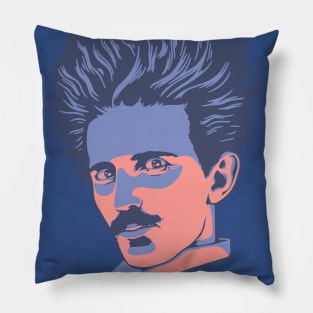 Static Tesla ul Pillow