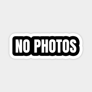 No Photos Magnet