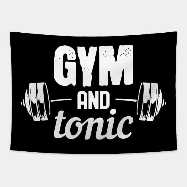 Gym and Tonic - For Gym & Fitness Tapestry by RocketUpload