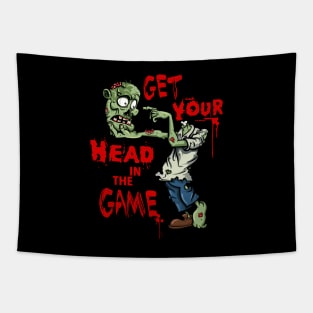 Zombie Head in the Game Tapestry