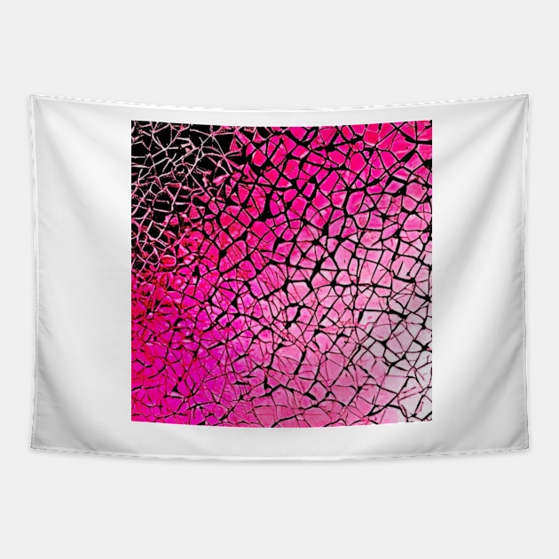 Pink Shatter Tapestry by KylePrescott