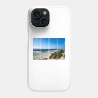 Wonderful landscapes in Norway. Rogaland. Scenic coastline in the south of Norway, Europe. Rocky skerries. Islands in background. Rippled sea. Sunny spring day Phone Case