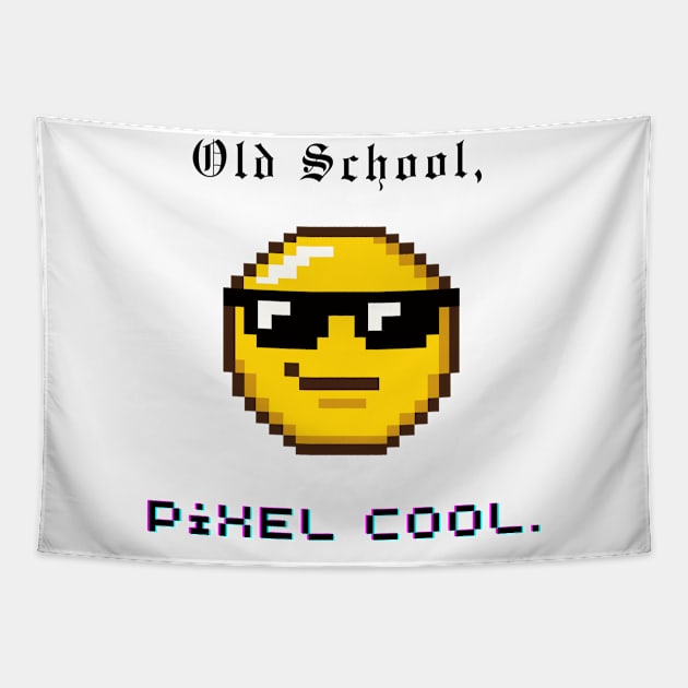 Old School Pixel Cool Tapestry by Hoatzon