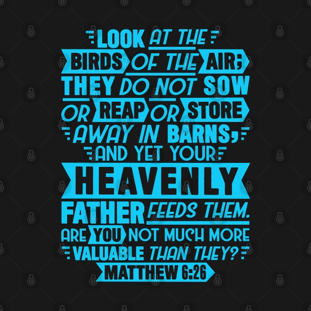 Matthew 6:26 by Plushism