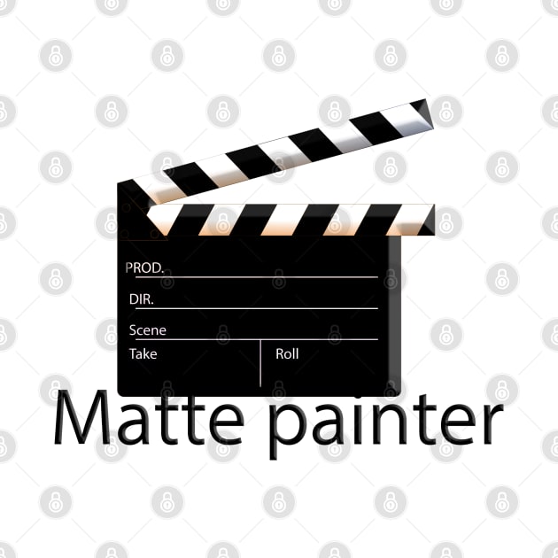 Matte painter t-shirt by vixfx