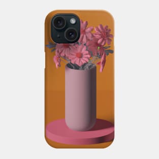 Fancy Flowers Vase Phone Case