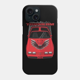 Custom Firebird Trans Am T-top Red Phone Case