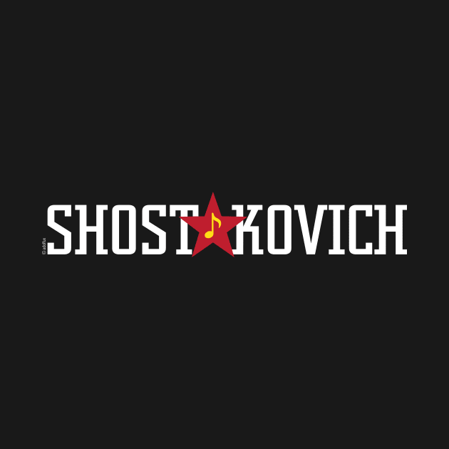 Shostakovich, for dark backgrounds by adolfux