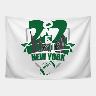 212 New York Football Green Tapestry