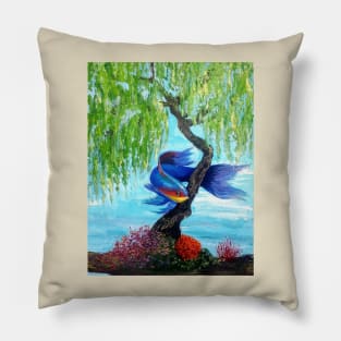 a fish in the sky Pillow