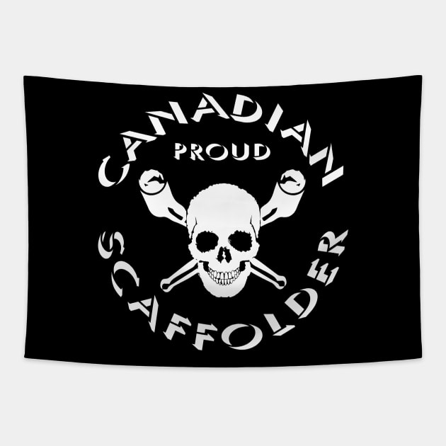 Canadian Proud Scaffolder Tapestry by Scaffoldmob