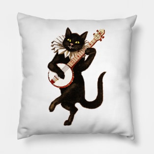 Banjo Cat Pillow