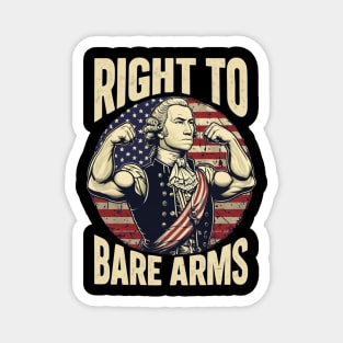 Right To Bare Arms 4th Of July Gym George Washington Magnet