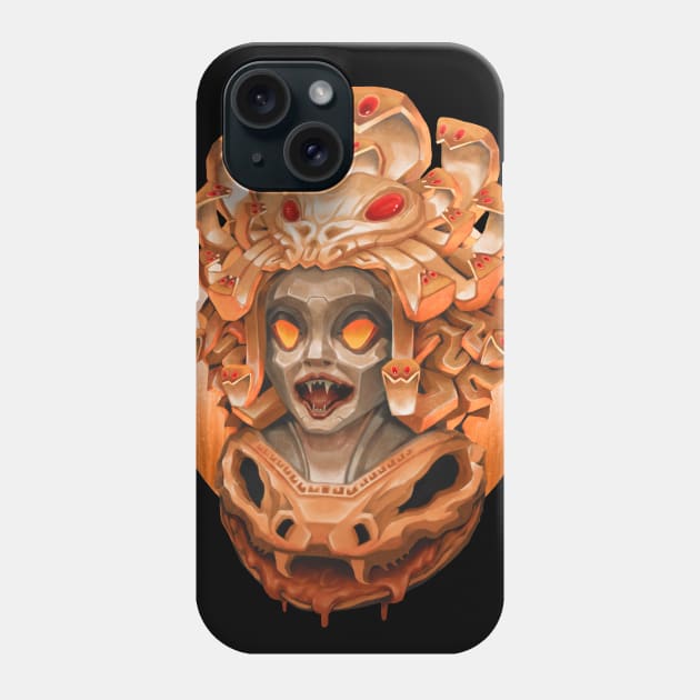 Golden Medusa Phone Case by Villainmazk