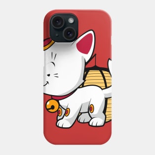 Lucky the cat Phone Case