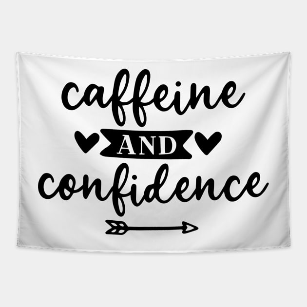 Fun Series: Caffeine and Confidence Tapestry by Jarecrow 