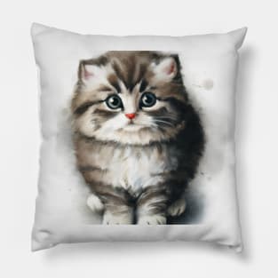 cute cat kitten 1 Pillow