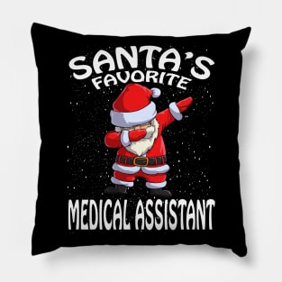 Santas Favorite Medical Assistant Christmas Pillow