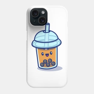 Cute Bubble Tea Boba Milk Phone Case