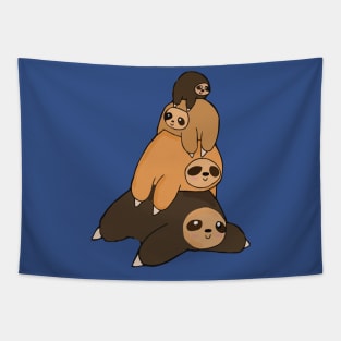 sloth stack pullover Tapestry