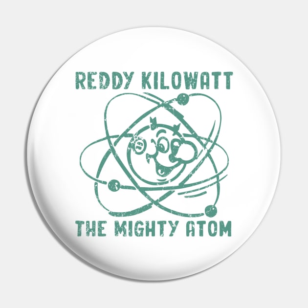 Reddy Kilowatt - The Mighty Atom Pin by Sayang Anak