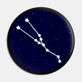 Taurus Zodiac Constellation Pin