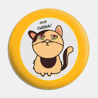 100% Cattitude! Pin