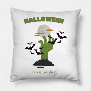 Halloween This is boo sheet Pillow