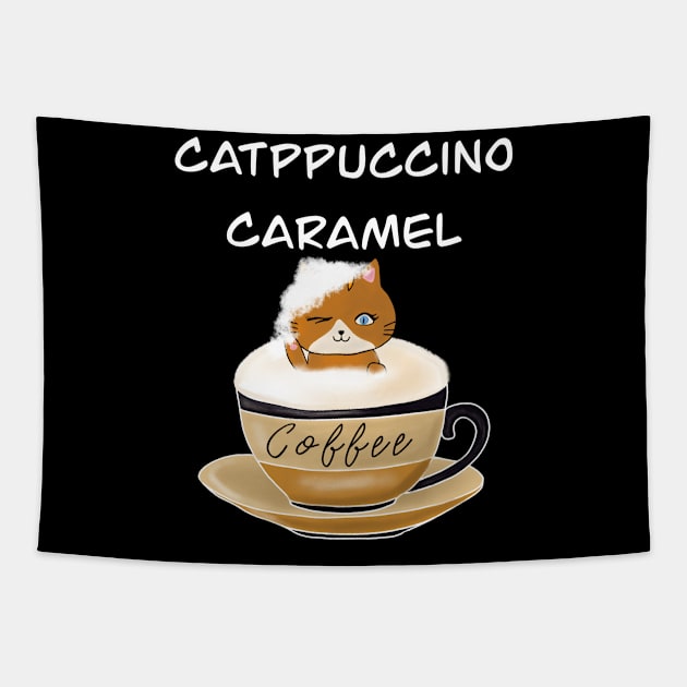 Catppuccino caramel Tapestry by BAB