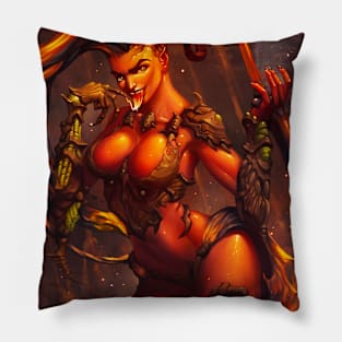 Devil Girl Pillow