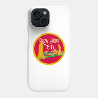 NYC Vintage Decal Phone Case