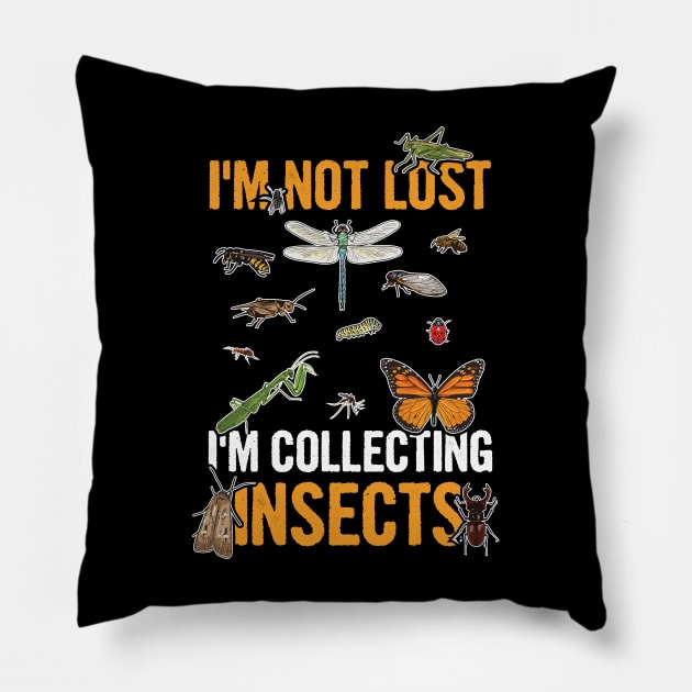 Entomology Biology Design for a Entomology Student Pillow by ErdnussbutterToast