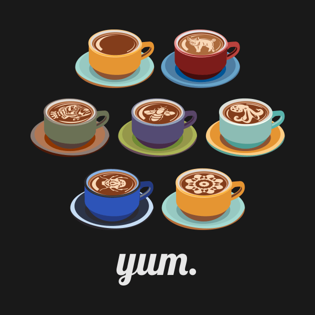 Latte Yum by evisionarts